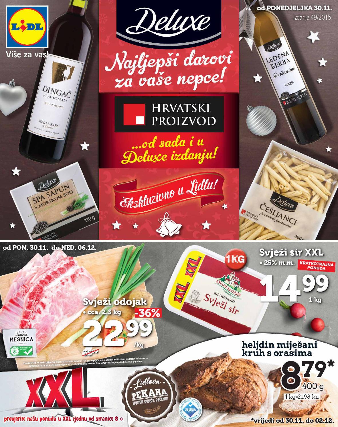 Lidl katalog akcija od 30.1108.12.2015. by Catalog.hr Issuu