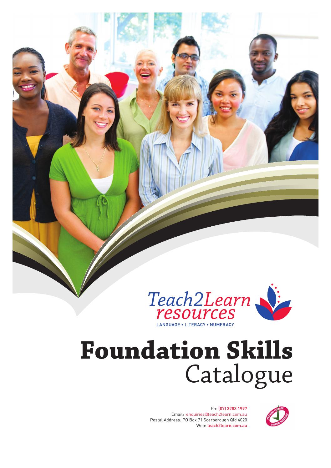 Foundation Skills Catalogue by DesignMCB Issuu