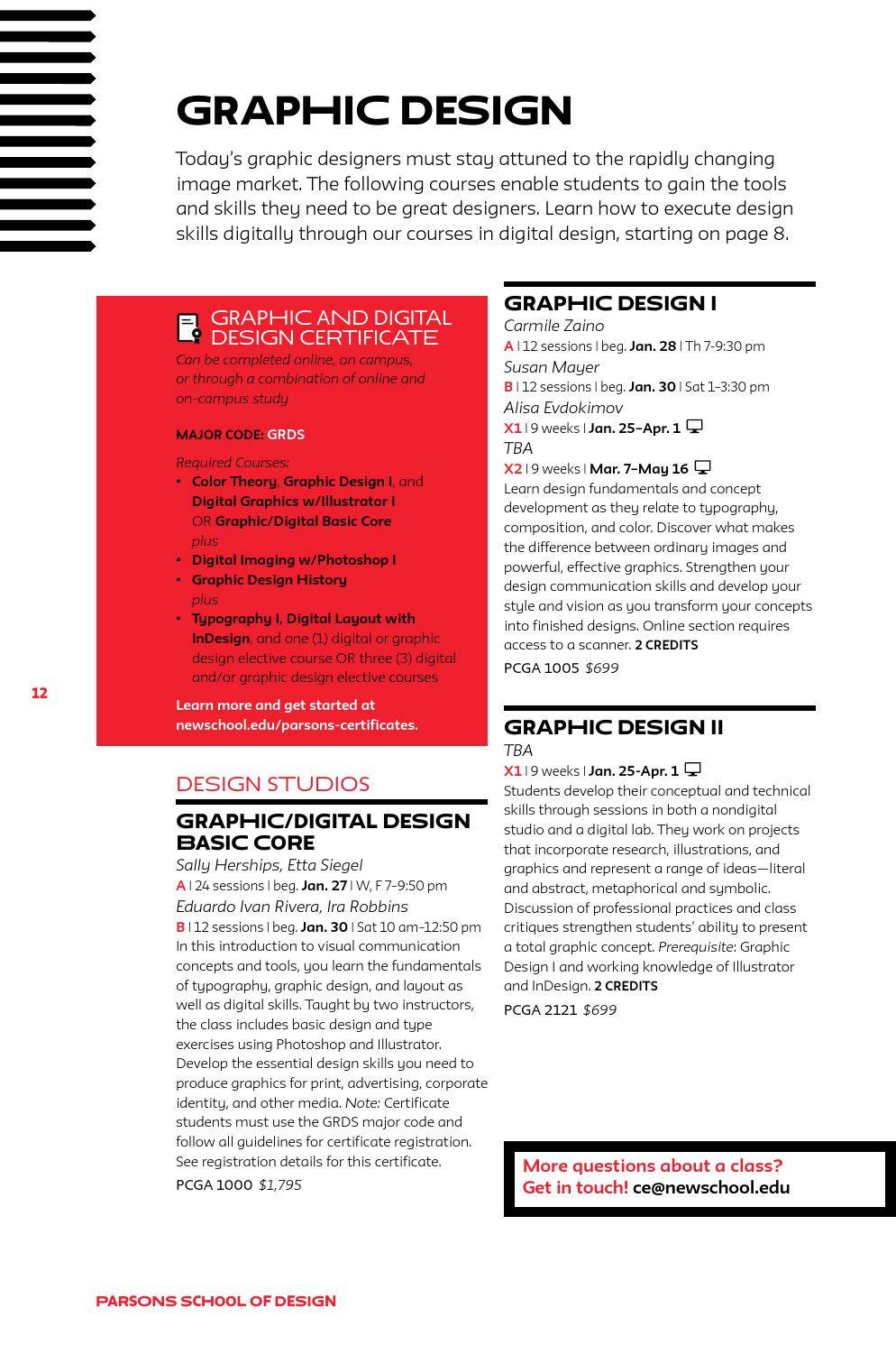 Continuing Education Spring 2016 The New School by The New School - Issuu