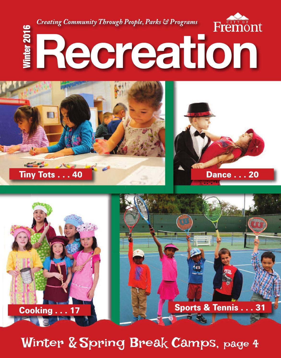 Recreation Guide: Winter 2016 by City of Fremont Parks & Recreation - Issuu