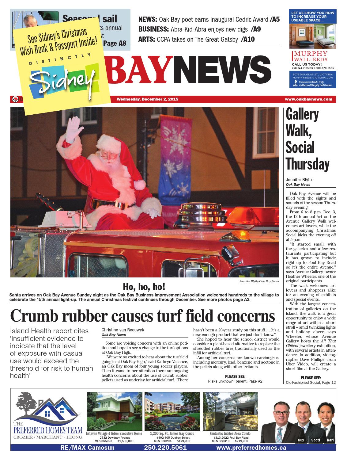 Oak Bay News, December 02, 2015 by Black Press Media Group Issuu