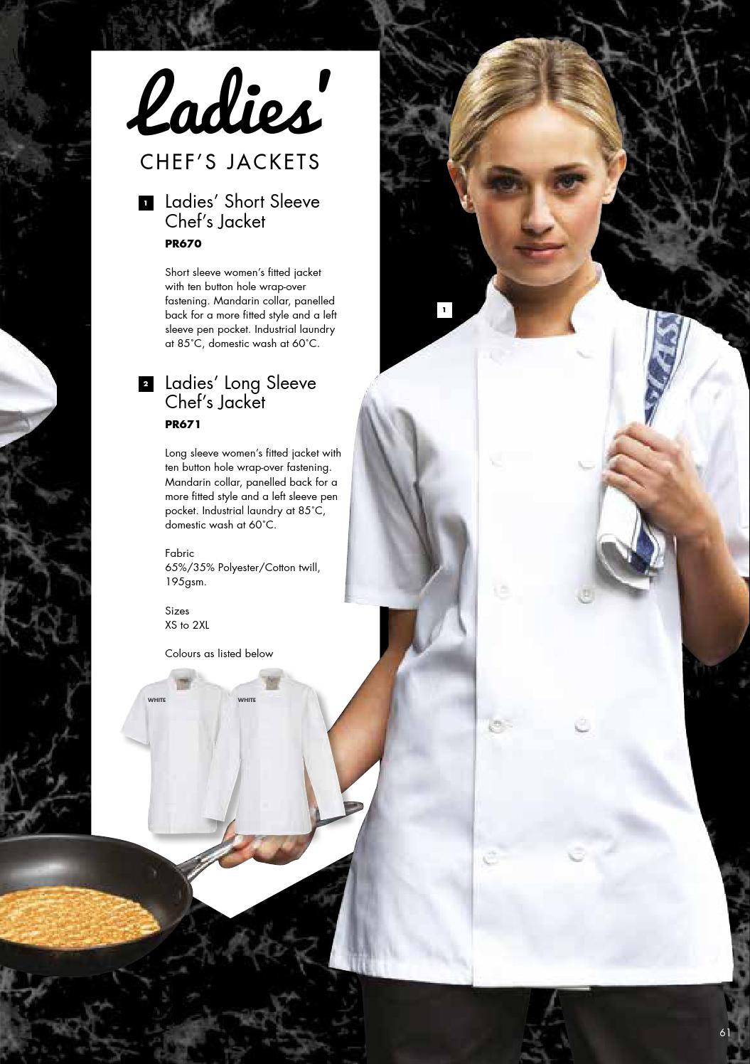 fitted chef jackets
