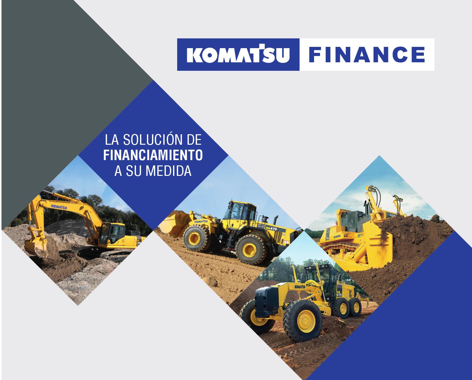 Komatsu Finance by KomatsuMitsui Maquinarias Perú Issuu