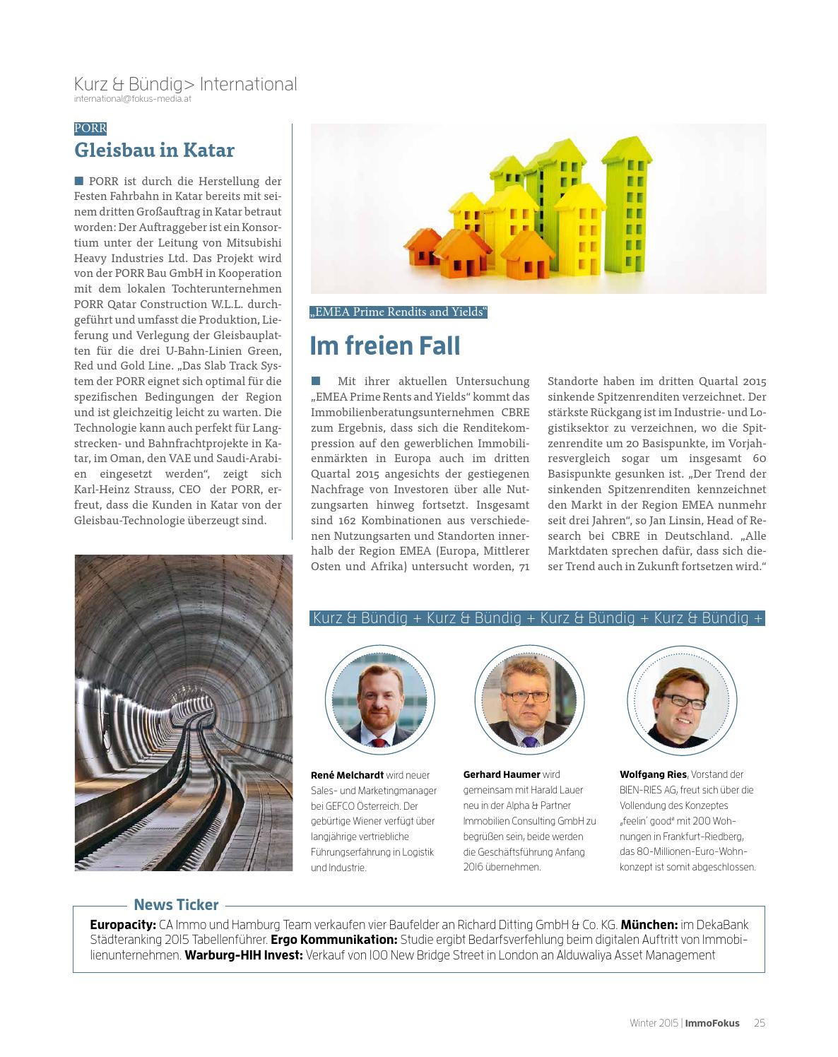 Immofokus Winter 2015 By Real Estate Media Group Gmbh Issuu