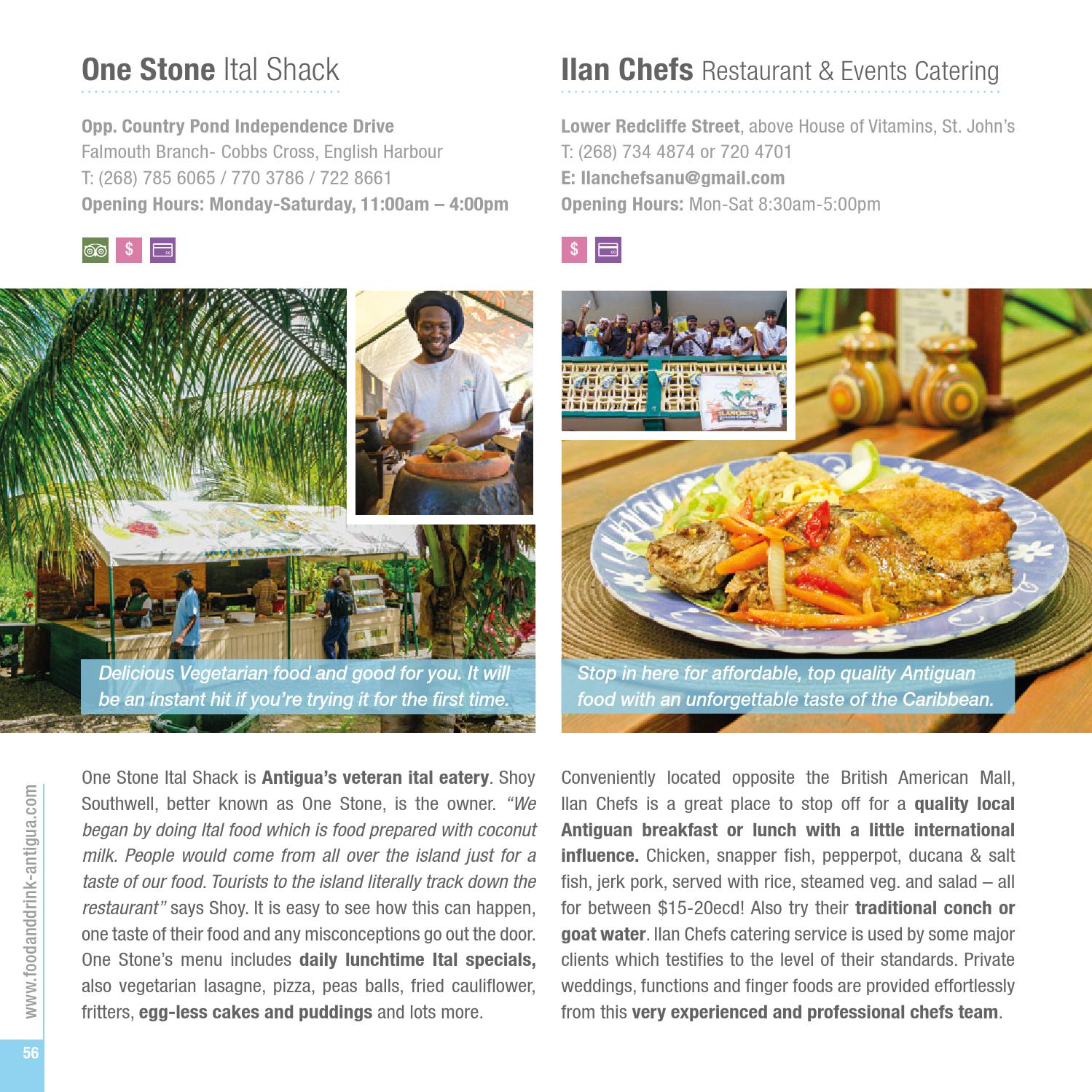 Antigua & Barbuda Food & Drink Guide 2016 by Leeward Consultants - Issuu