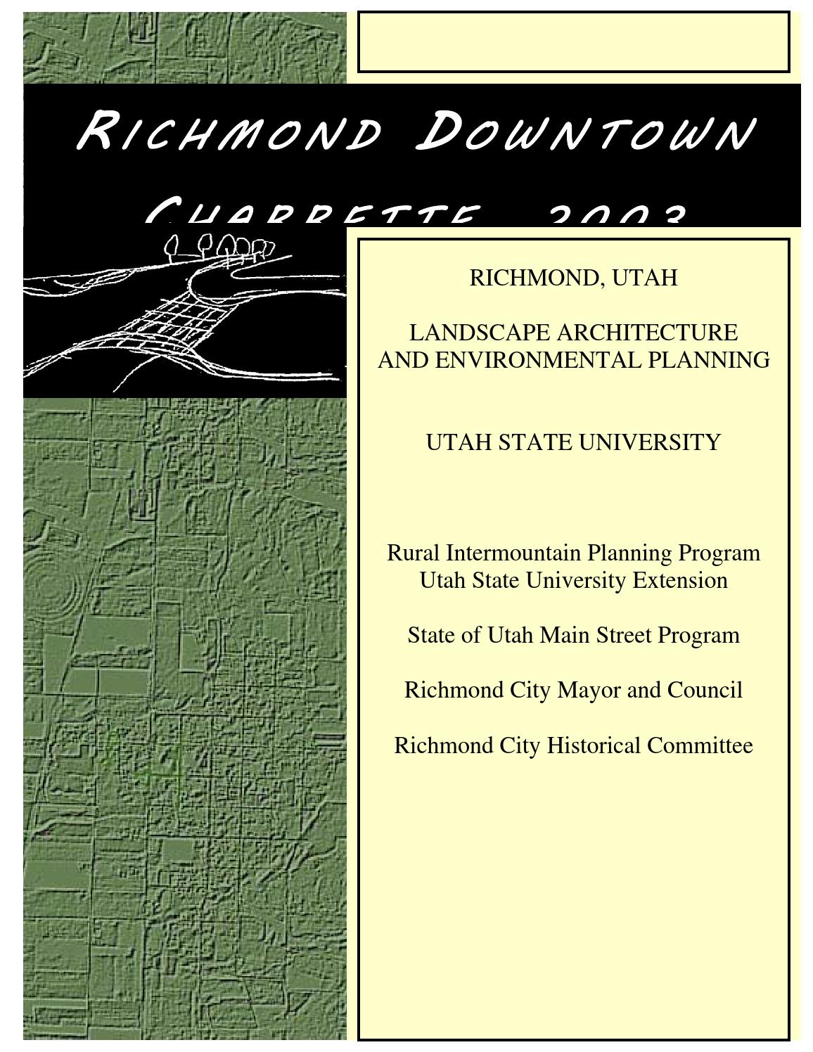 Richmond ut charrette 2003 by USU Landscape Architecture