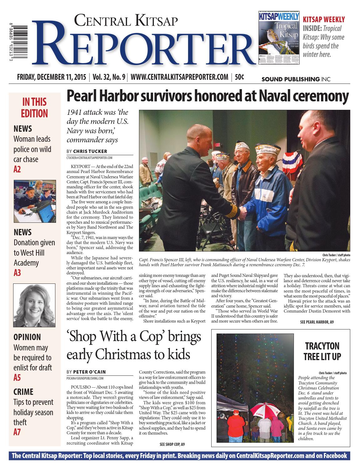 Central Kitsap Reporter, December 11, 2015 by Sound Publishing Issuu