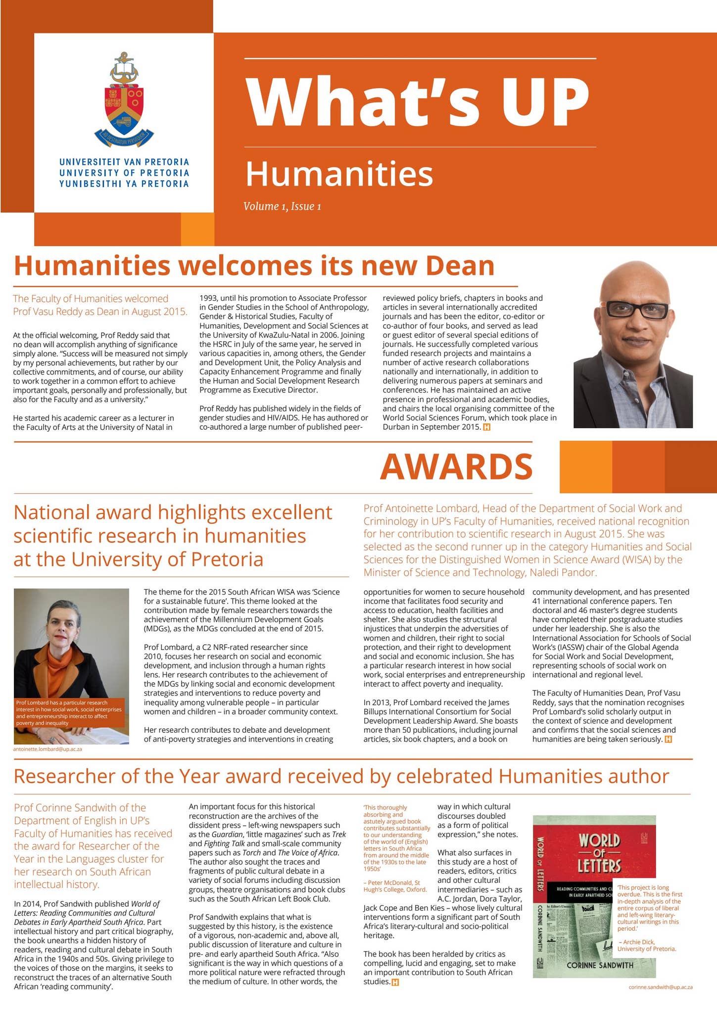 What's UP Humanities by University of Pretoria - Issuu