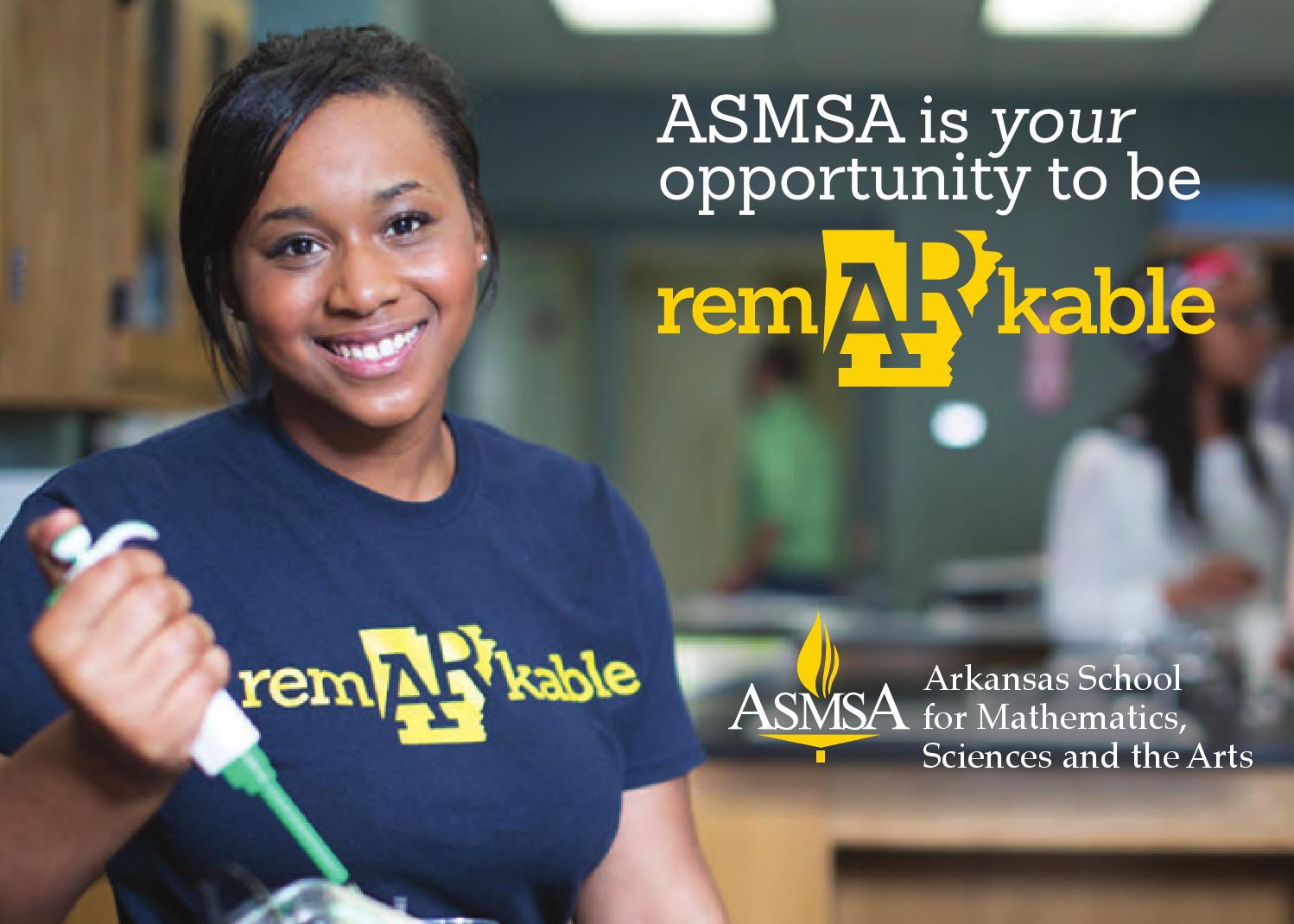 ASMSA Viewbook 2015 by ARMathSciArts Issuu