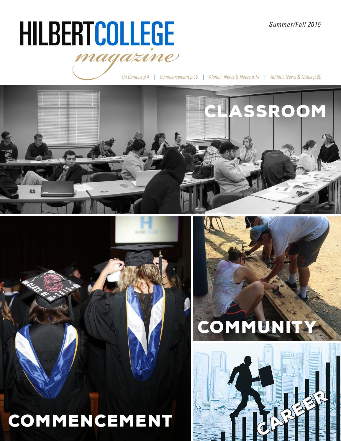 Hilbert College Magazine Summer/Fall 2015 by Hilbert College Issuu