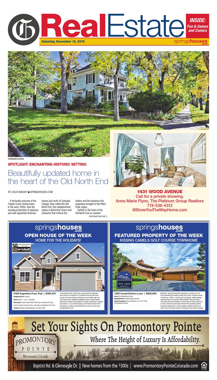 Real Estate 12/12/15 by Colorado Springs Gazette, LLC Issuu