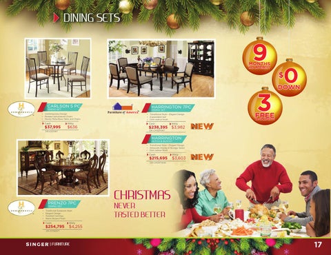 Singer Christmas 家具目录 2015 第 17 页