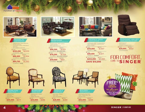 Singer Christmas 家具目录 2015 第 4 页