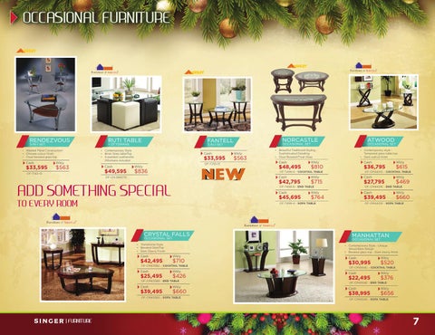 Singer Christmas 家具目录 2015 第 7 页