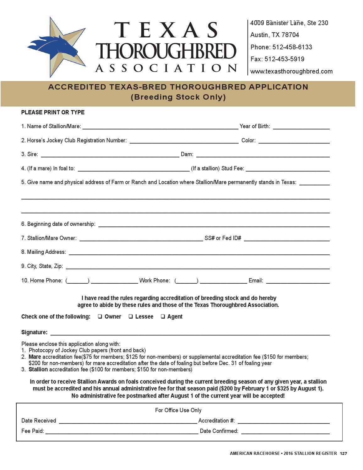 2016 American Racehorse Stallion Register by American Racehorse