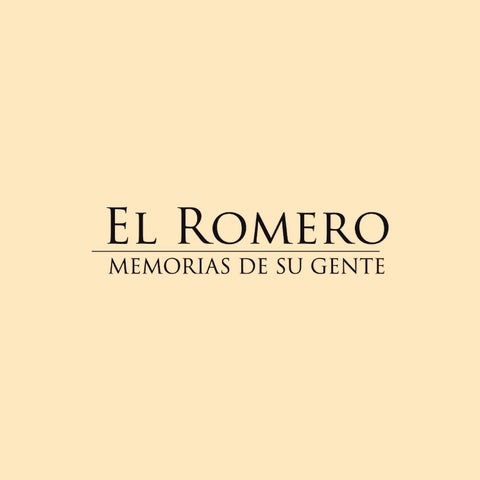 El Romero, Memorias 德文 su gente. 第 3 页