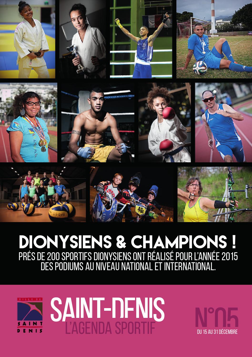 SaintDenis L'Agenda Sportif N°05 by Ville de SaintDenis de La