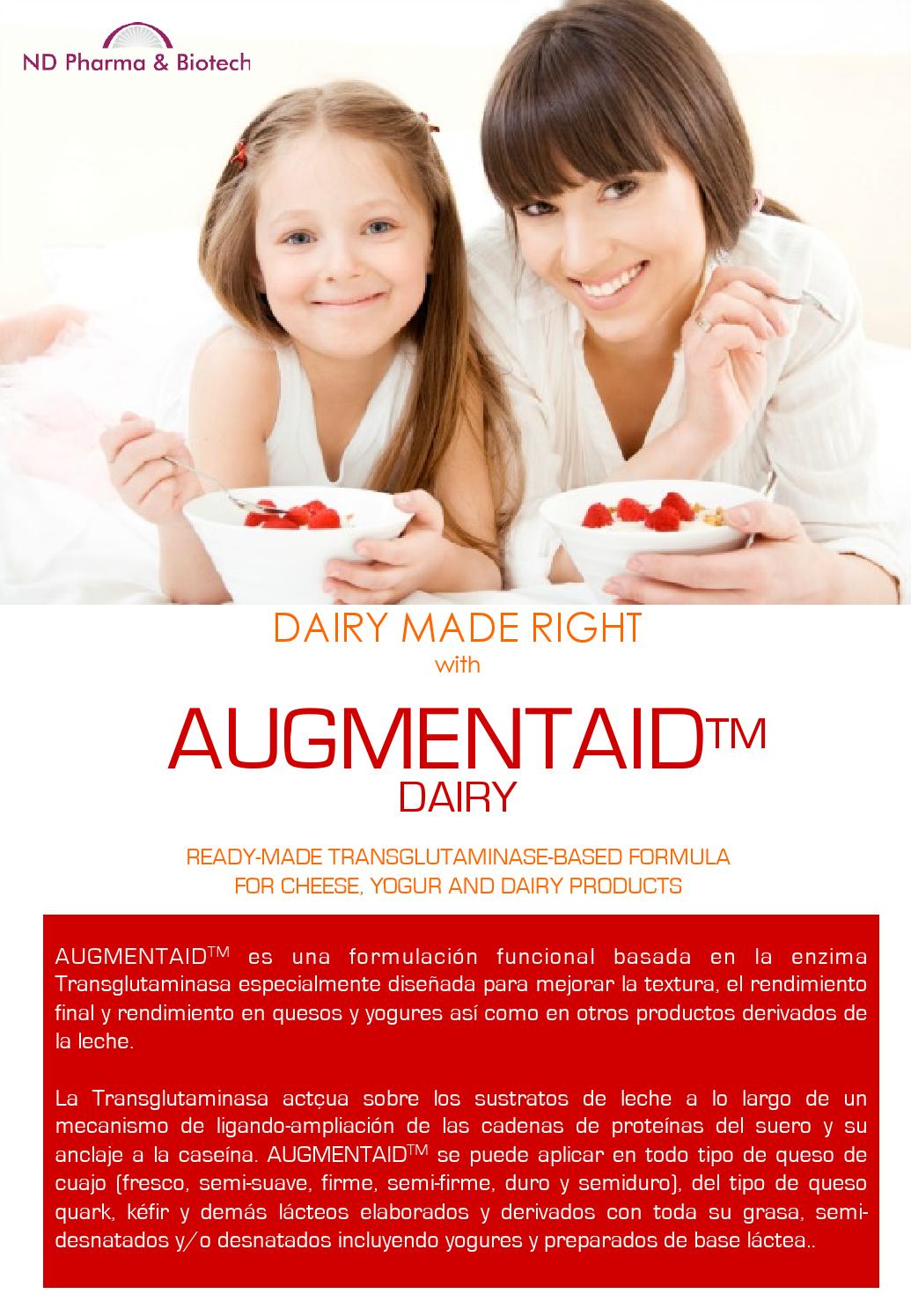 Augmentaid tm dairy spanish by ND Pharma & Biotech Issuu