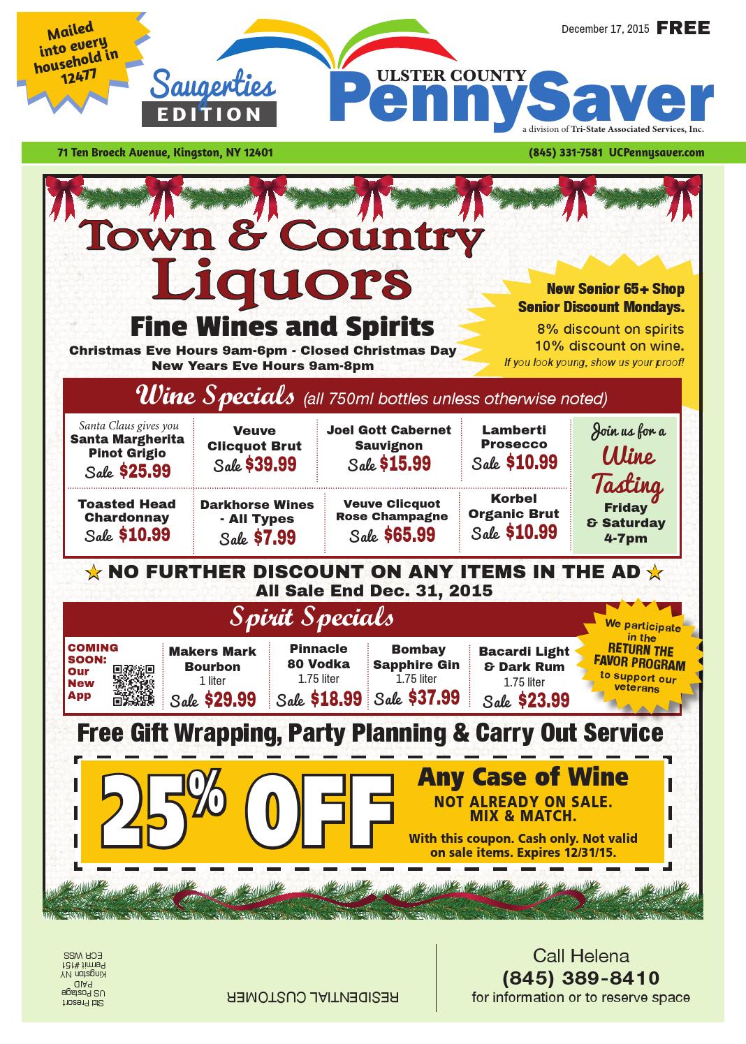 Ulster County PennySaver Saugerties Edition December 17, 2015 by