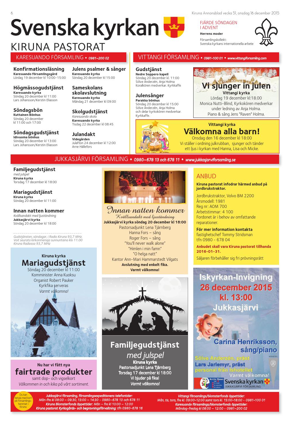 Kiruna Annonsblad by Svenska Civildatalogerna AB - issuu