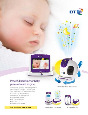 bt digital baby monitor 350 lightshow