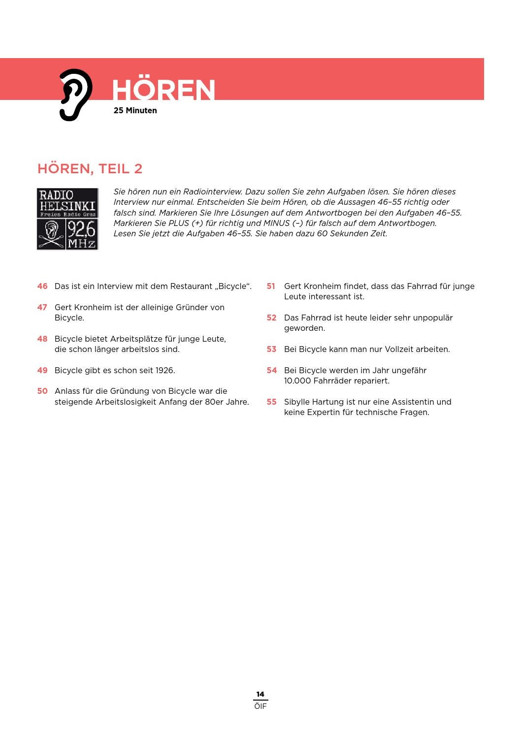 B2 Oif Ubungstest 2 By Osterreichischer Integrationsfonds Issuu