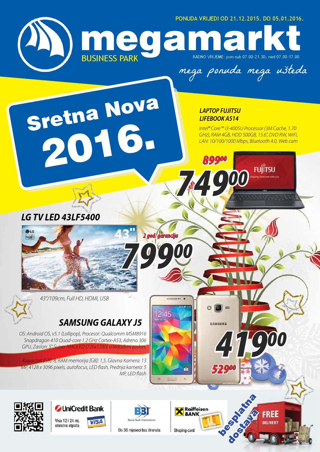 Megamarkt katalog od 21 12 05 01 2016 by Bakmaz, Boso, NTL - Issuu
