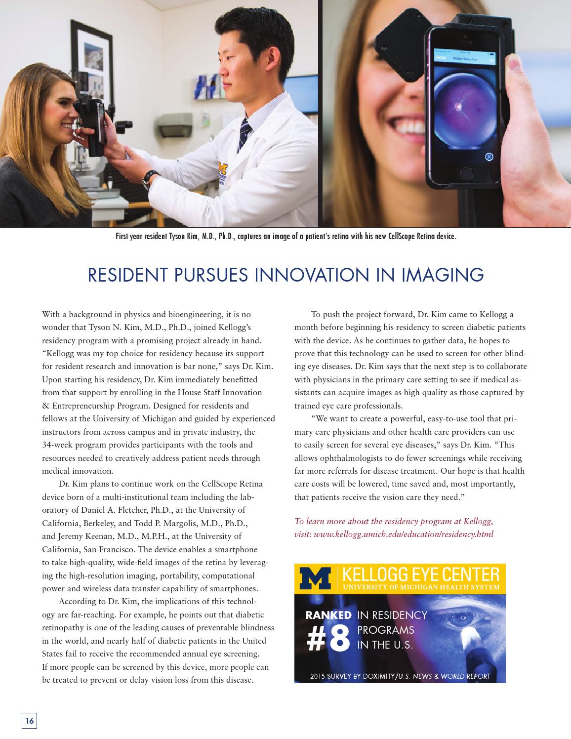 2015 UM Kellogg Eye Center Annual Report by UM Kellogg Eye Center Issuu