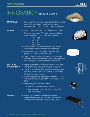 The Kirlin Company *Kirlin's Latitudes LED 灯饰目录 15 LED 第 5 页