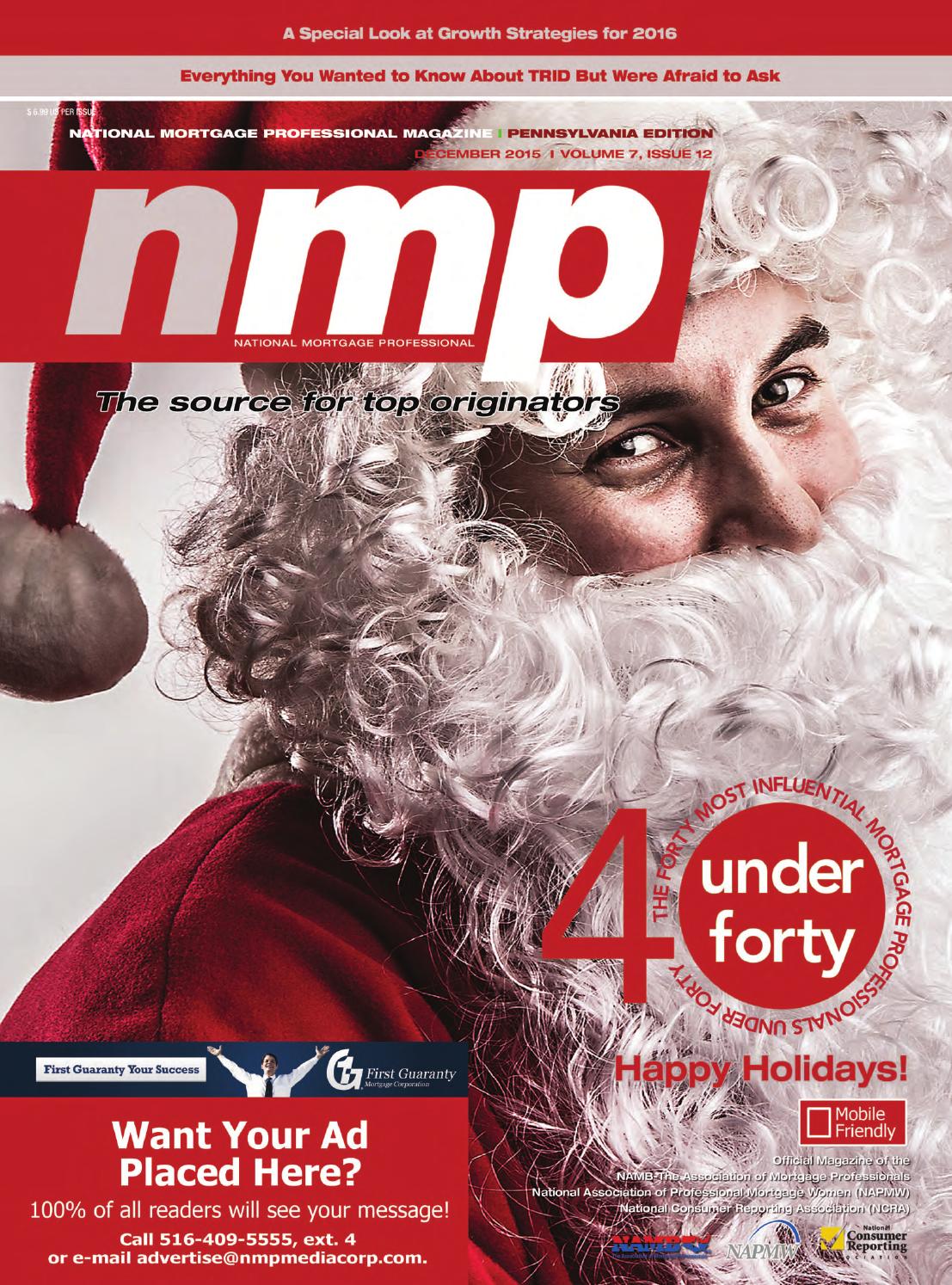 Pennsylvania Mortgage Professional Magazine December 2015 by United