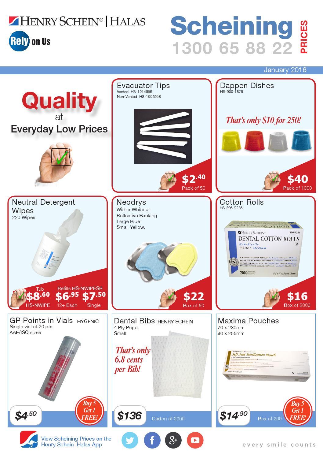 Scheining Prices by Henry Schein Australia Issuu