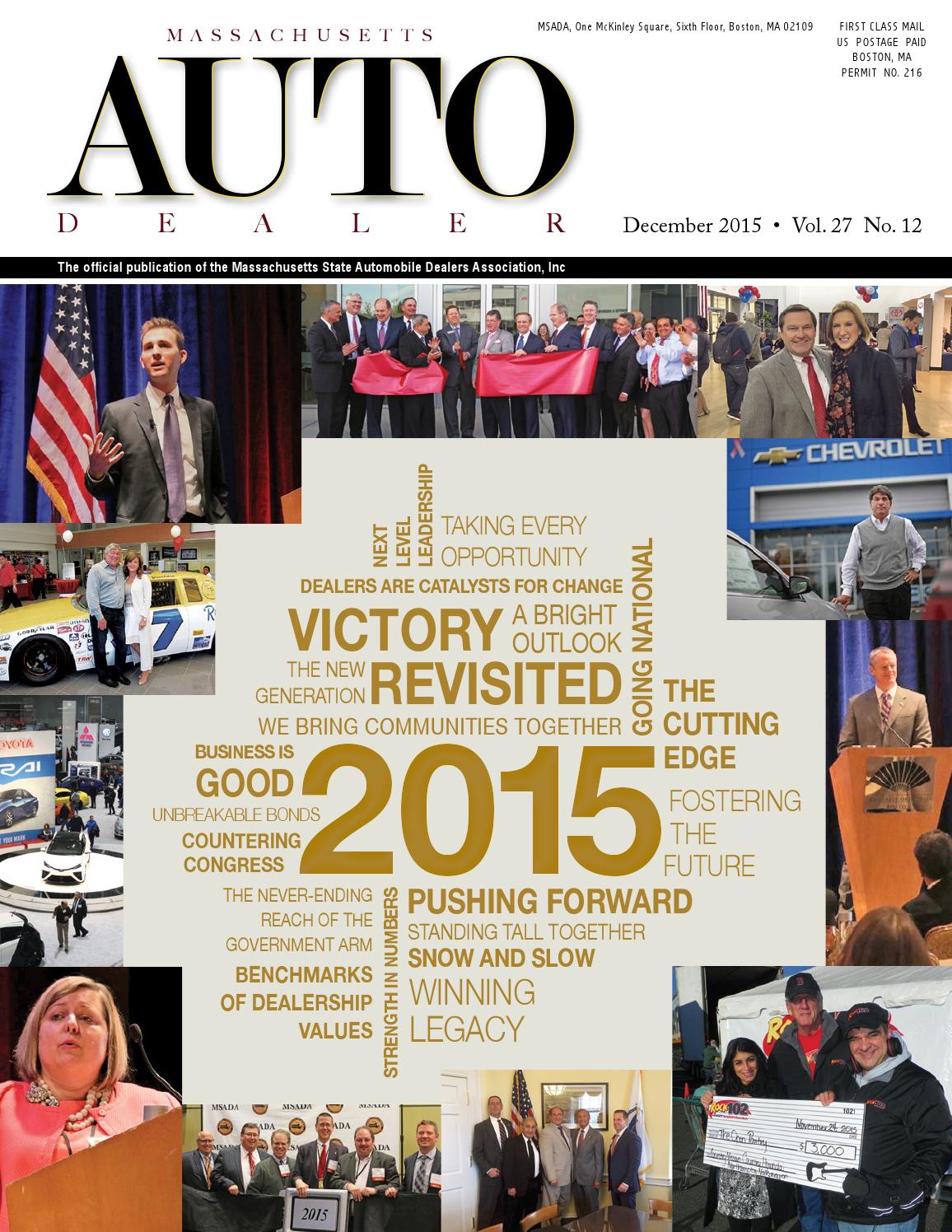 2015 December Massachusetts Auto Dealer by Massachusetts State