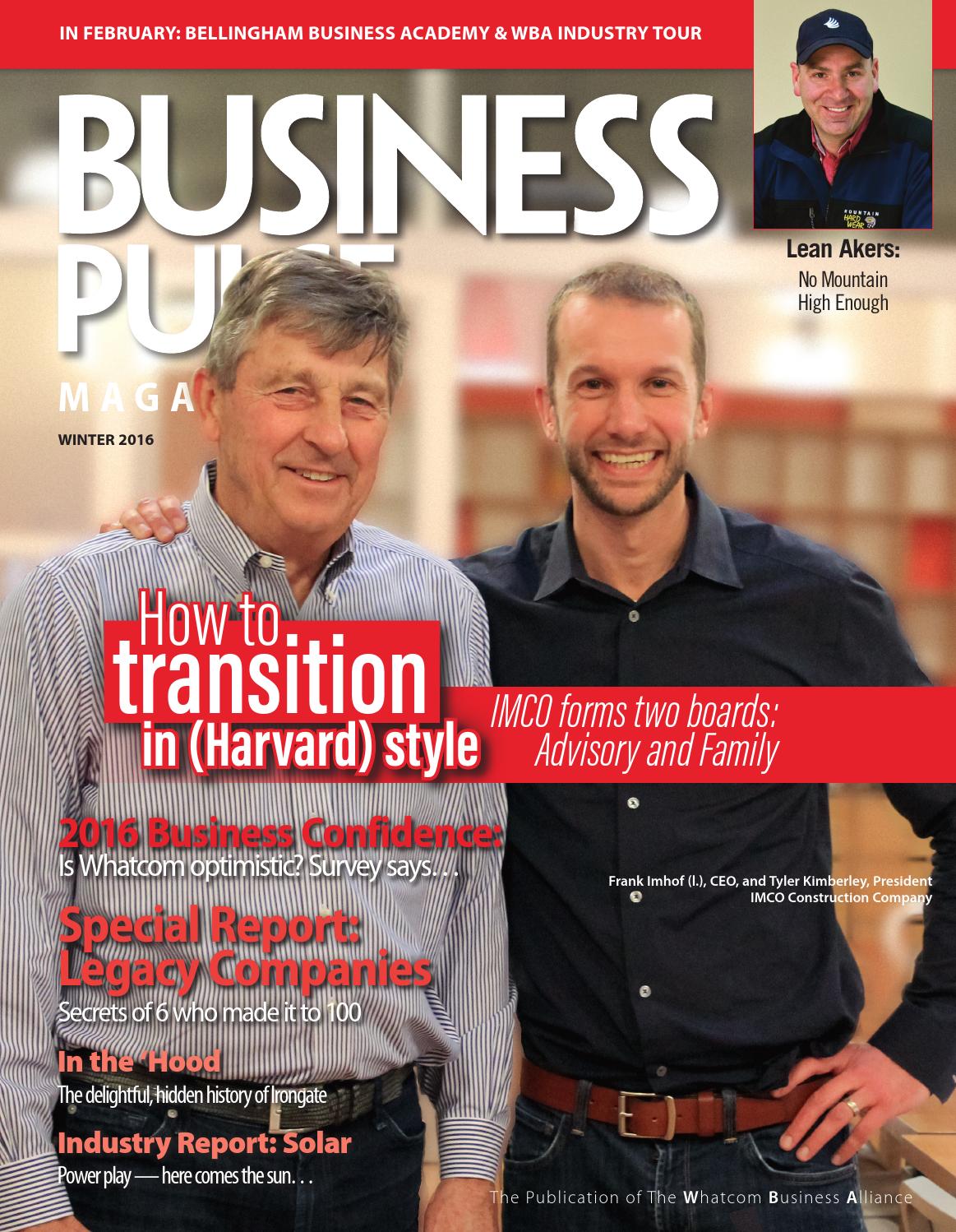 Business Pulse Magazine Winter 2016 By Business Pulse Magazine Winter 2016 By