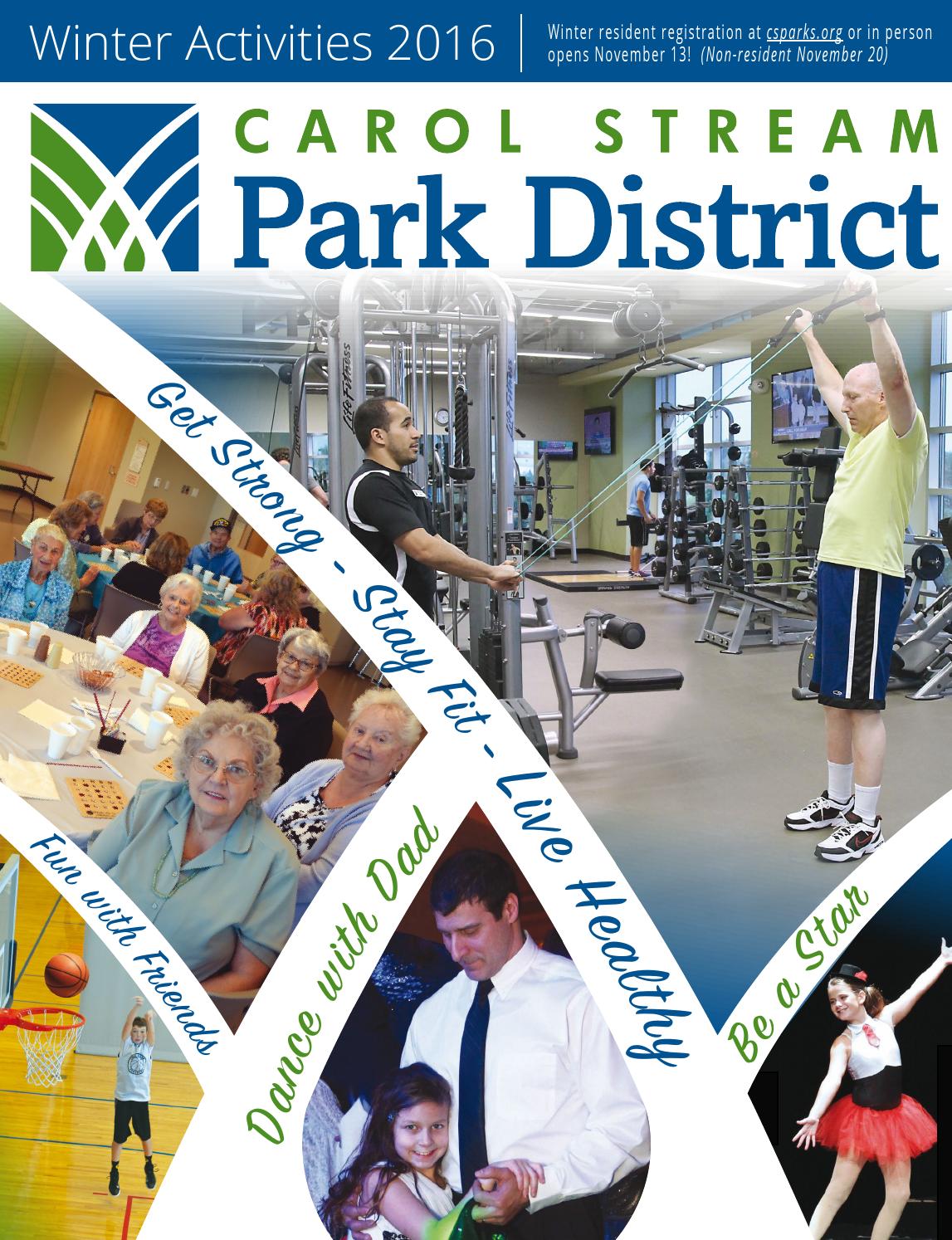 Activity Guide 2016 Winter Carol Stream Park District By Carol Stream 