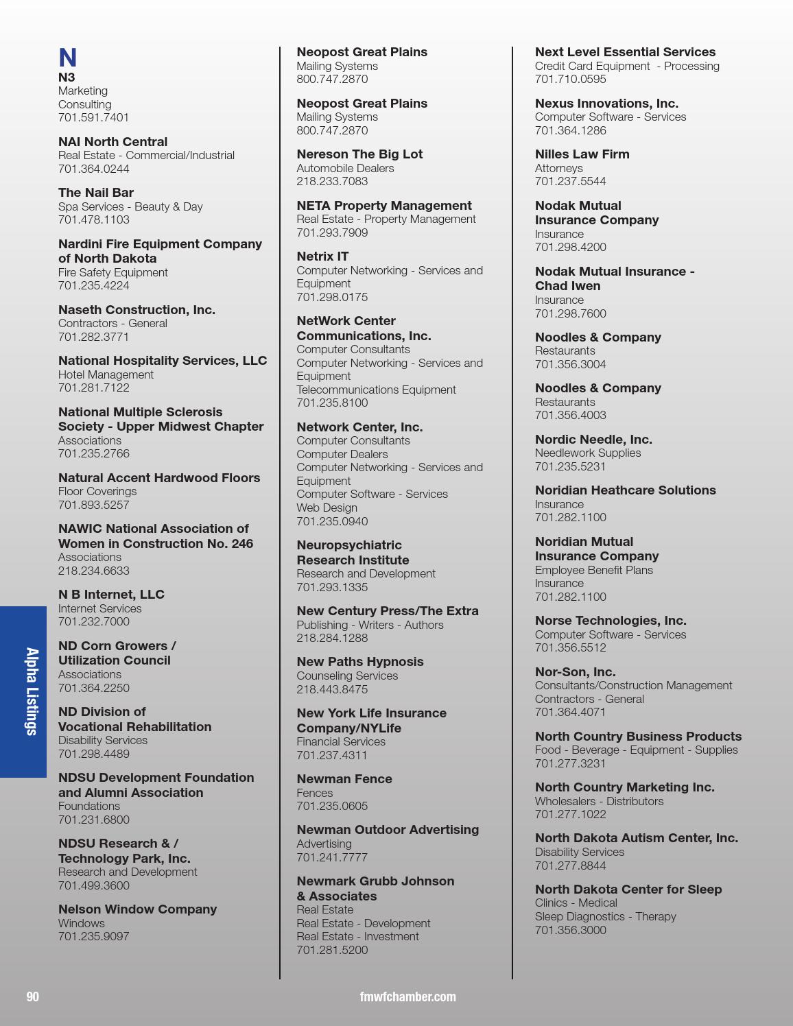 2016 Metro Profile And Member Directory By The Fmwf Chamber Of