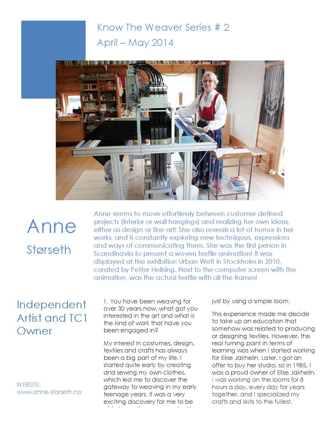 Anne Størseth by Digital Weaving Norway - Issuu