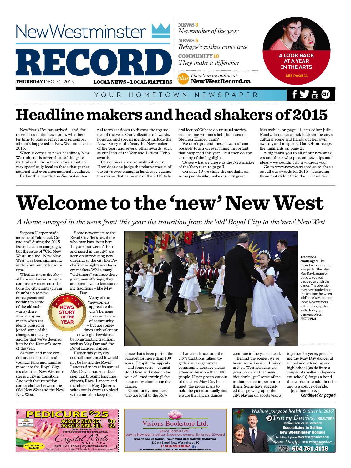 New Westminster Record December 31 2015 by RoyalCityRecord Issuu