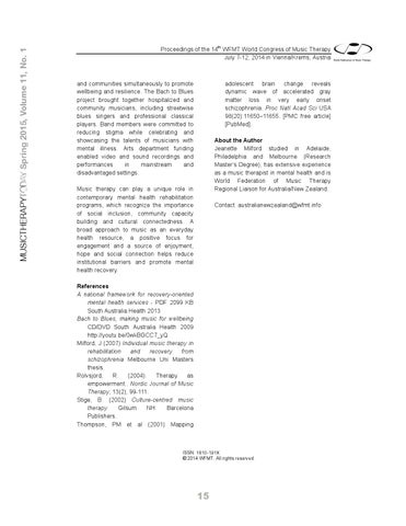 Music Therapy Today Vol 11 No 1 By World Federation Of Music Therapy Issuu