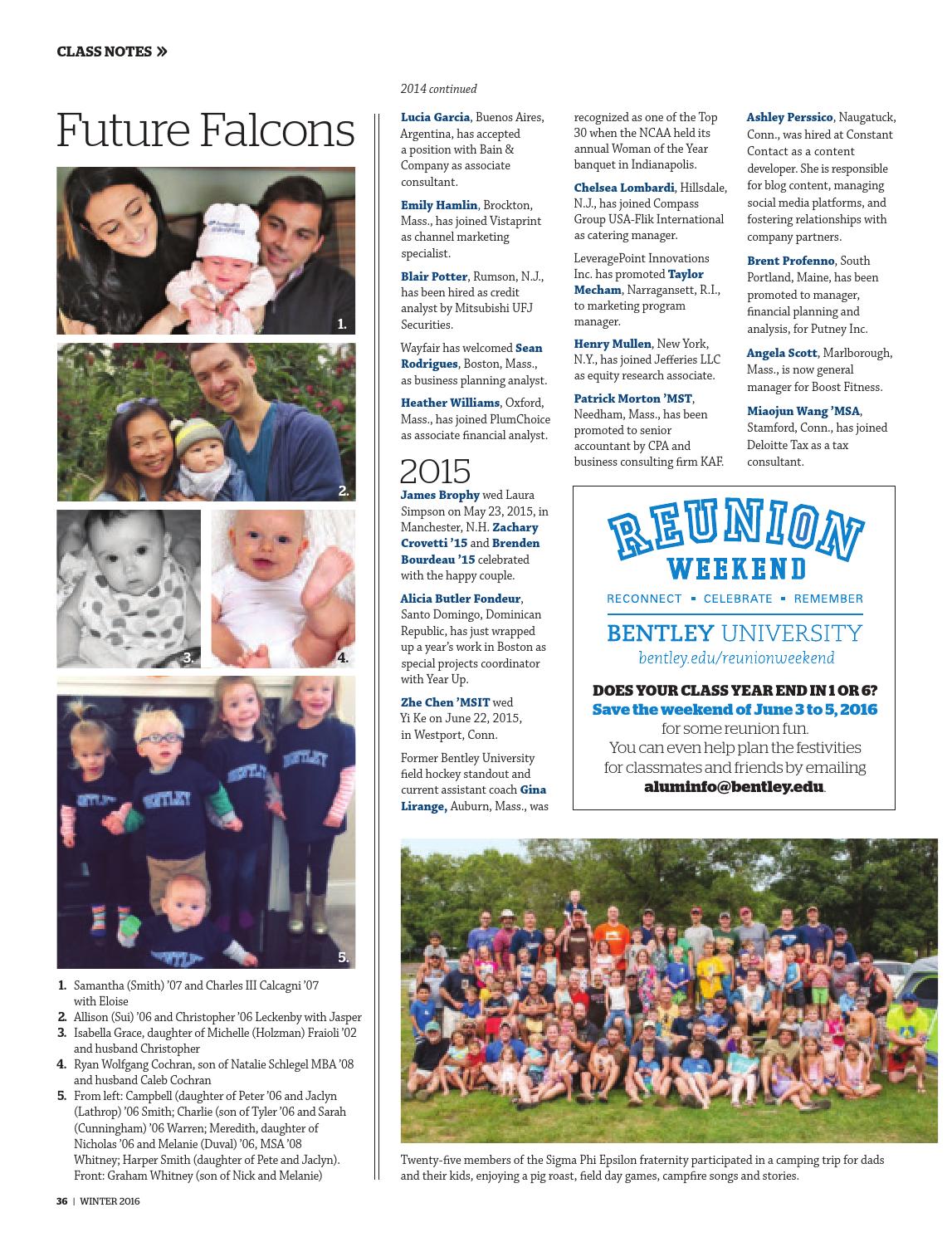 bains rumson nj on Bentley University Magazine Winter 2016 By Bentley University Issuu