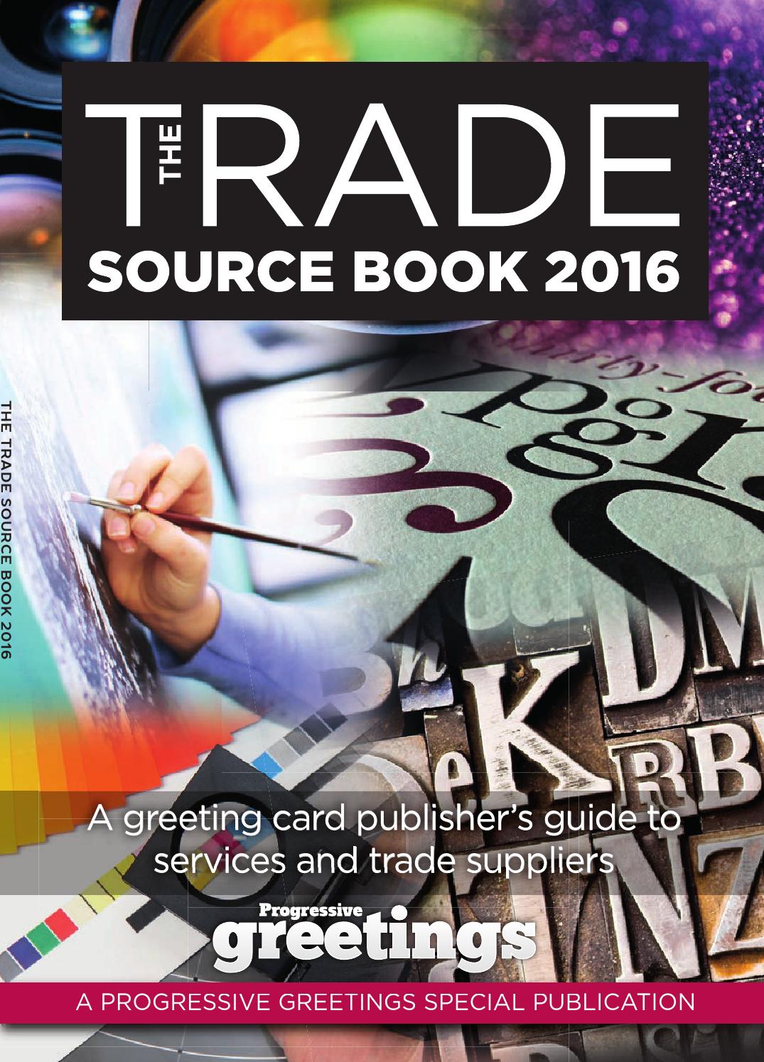 Trade Source Book 2016 by Max Publishing (London) Issuu