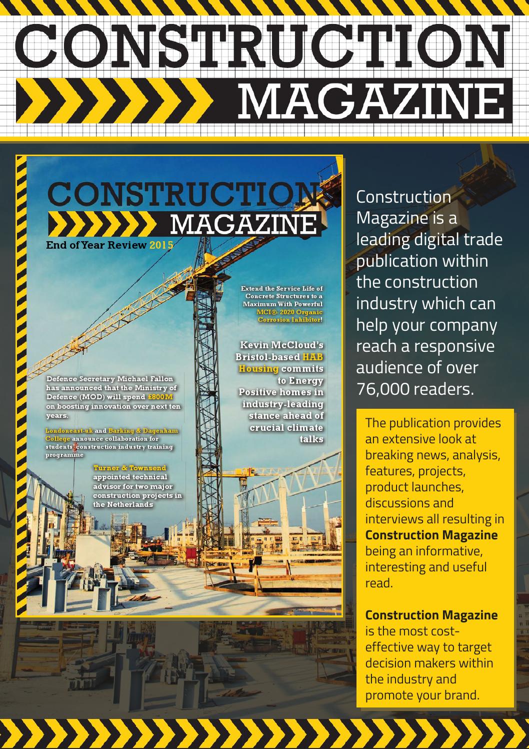 Construction Magazine Media Pack 2016 by Lapthorn Media Issuu