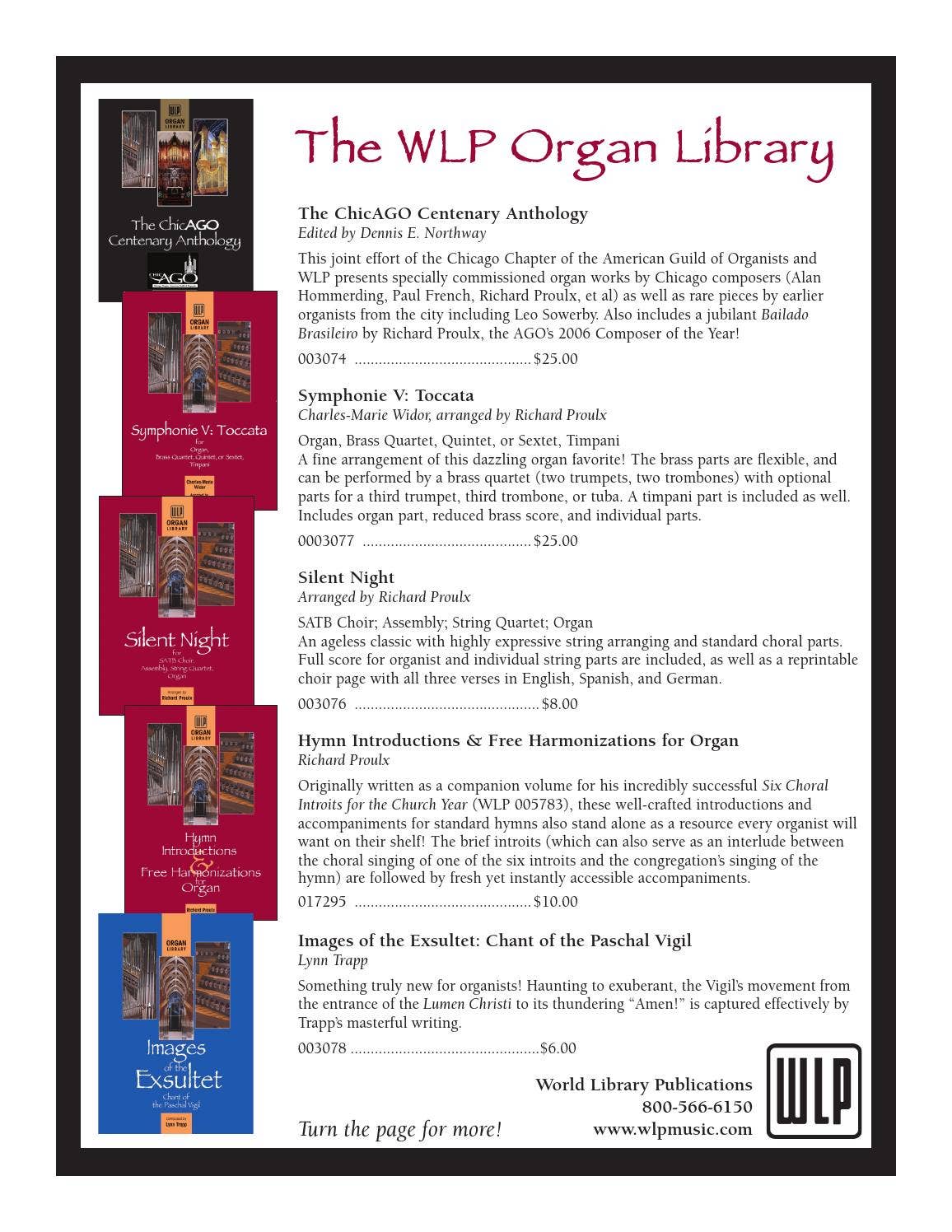 Wlp WLP Organ Library by World Library Publications - Issuu