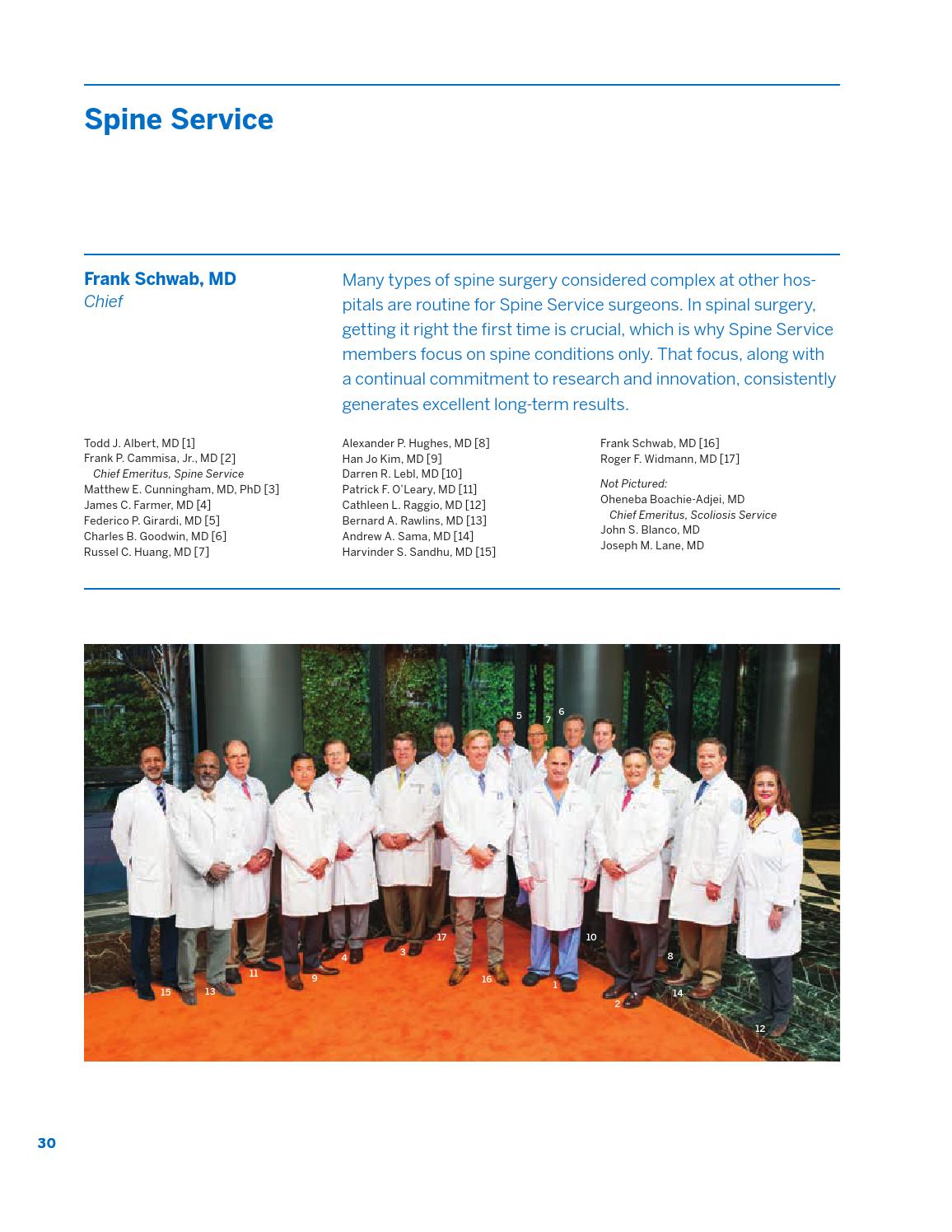 Orthopaedics Annual Report 14 15 The Outsized Impact Of Orthopaedics By Hospital For Special Surgery Issuu