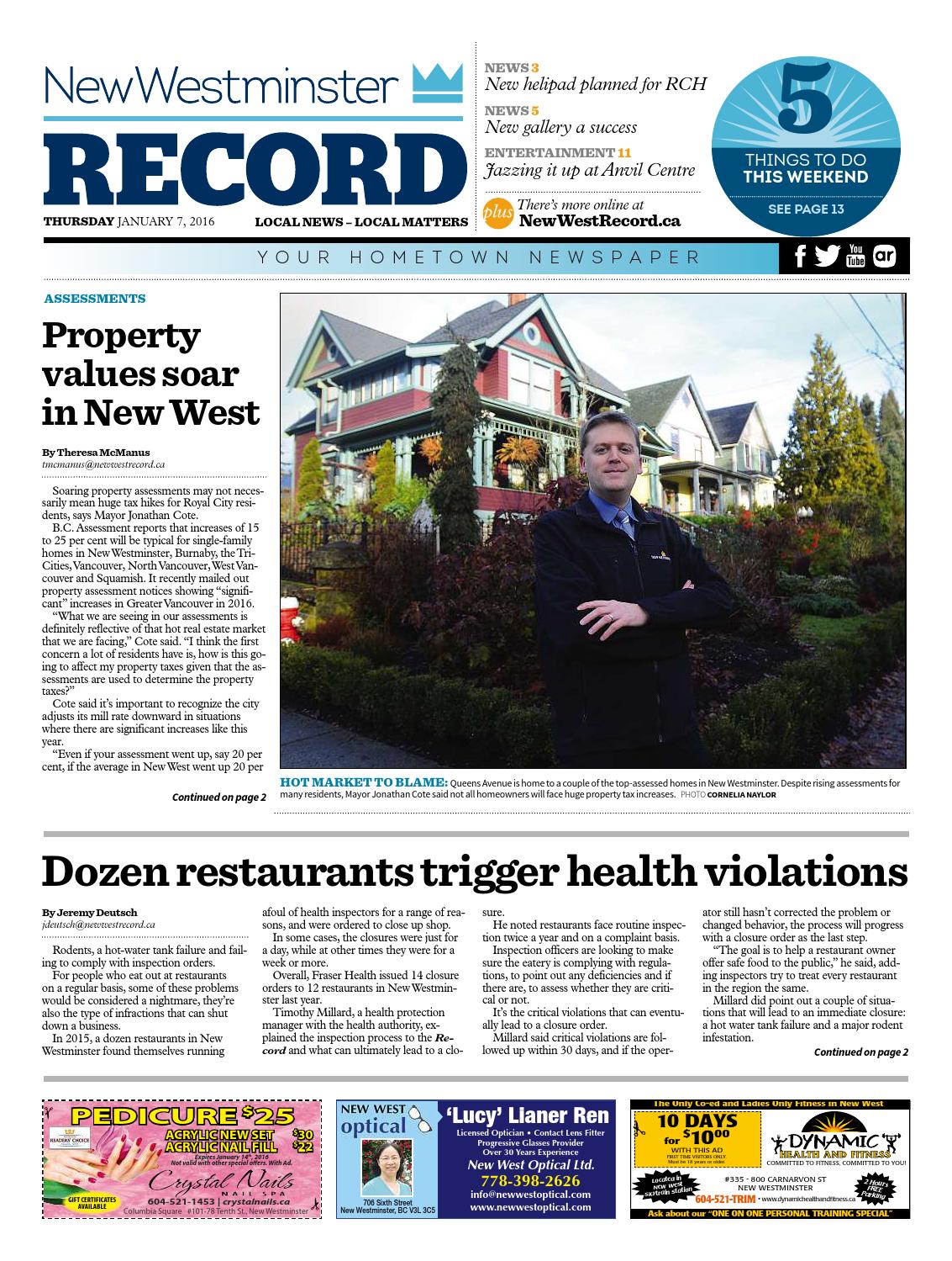 New Westminster Record January 7 2016 by RoyalCityRecord Issuu