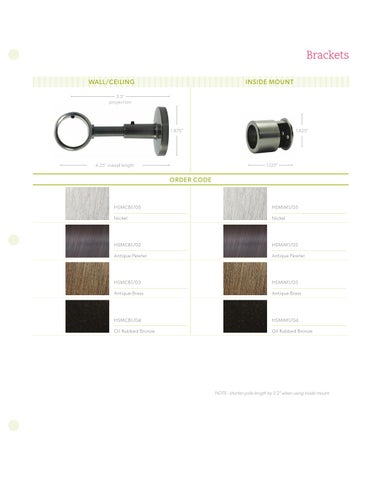 Drapery Hardware 家具产品集 × Workbook 第 14 页