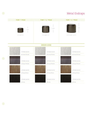 Drapery Hardware 家具产品集 × Workbook 第 21 页