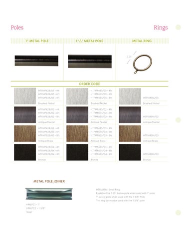 Drapery Hardware 家具产品集 × Workbook 第 22 页