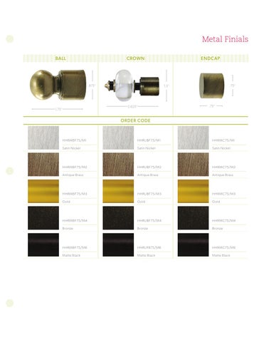 Drapery Hardware 家具产品集 × Workbook 第 4 页