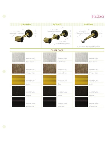 Drapery Hardware 家具产品集 × Workbook 第 6 页