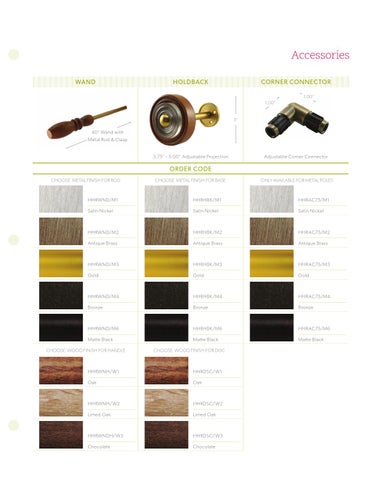 Drapery Hardware 家具产品集 × Workbook 第 8 页